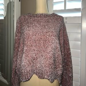 Pink Sparkly Altar’d State Sweater